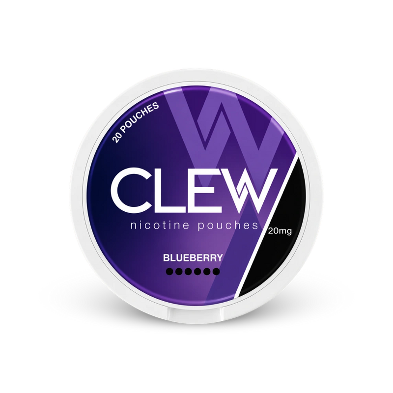CLEW Blueberry 20mg – lata de bolsitas de nicotina