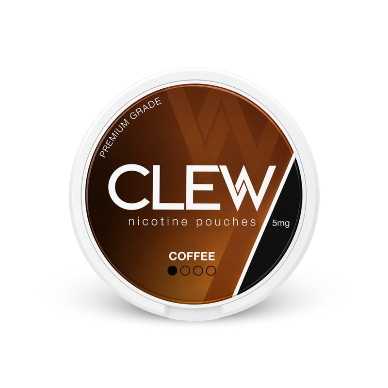 CLEW Coffee 5mg – lata de bolsas de nicotina