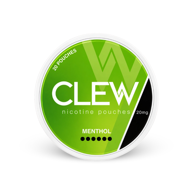 CLEW Mentol 20mg – lata de bolsas de nicotina