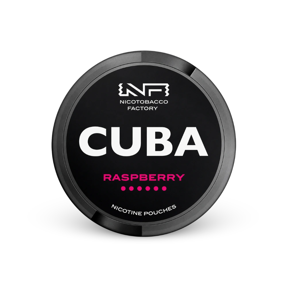 CUBA Black Raspberry – lata de bolsas de nicotina