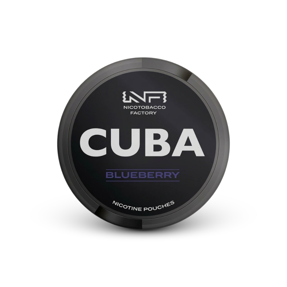 Cuba Black Blueberry – lata de bolsas de nicotina