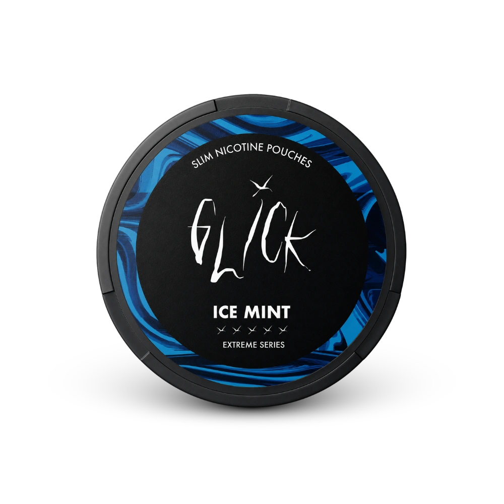 Glick Ice Mint Extreme – lata de bolsitas de nicotina