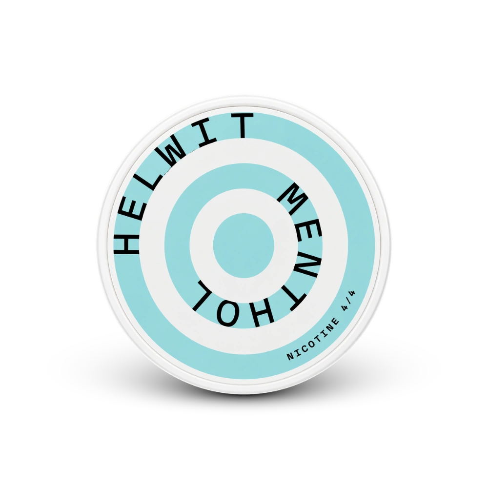 HELWIT Menthol Strong – lata de bolsas de nicotina