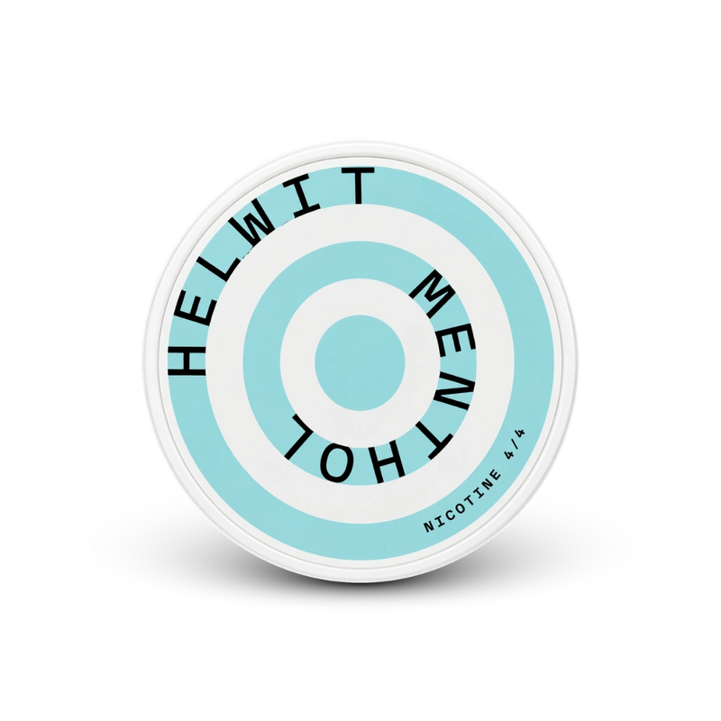 HELWIT Menthol Strong – lata de bolsas de nicotina