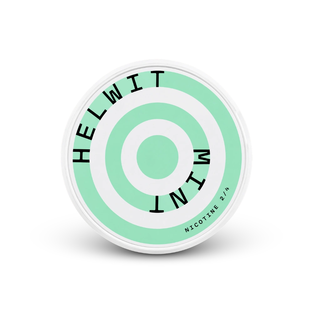 HELWIT Mint Slim – lata de bolsitas de nicotina