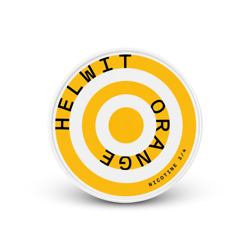 HELWIT Naranja Medio – lata de bolsas de nicotina