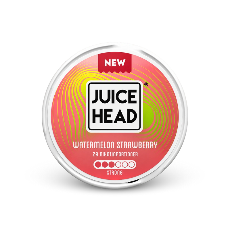 Juice Head Watermelon Strawberry Strong – lata de bolsas de nicotina