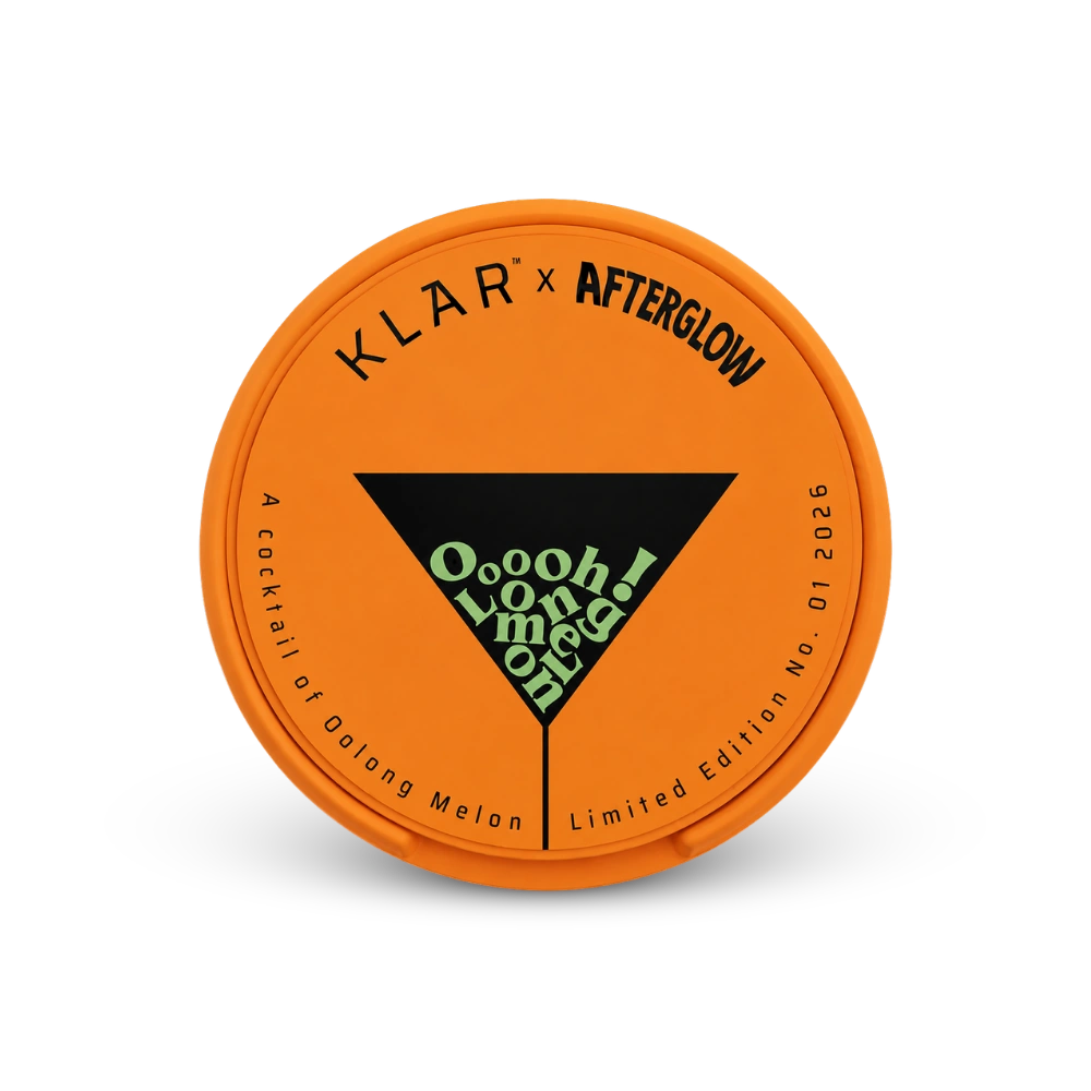KLAR Afterglow Strong Mini – lata de bolsitas de nicotina