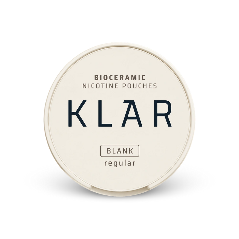 KLAR Blank Regular Mini – lata de bolsas de nicotina
