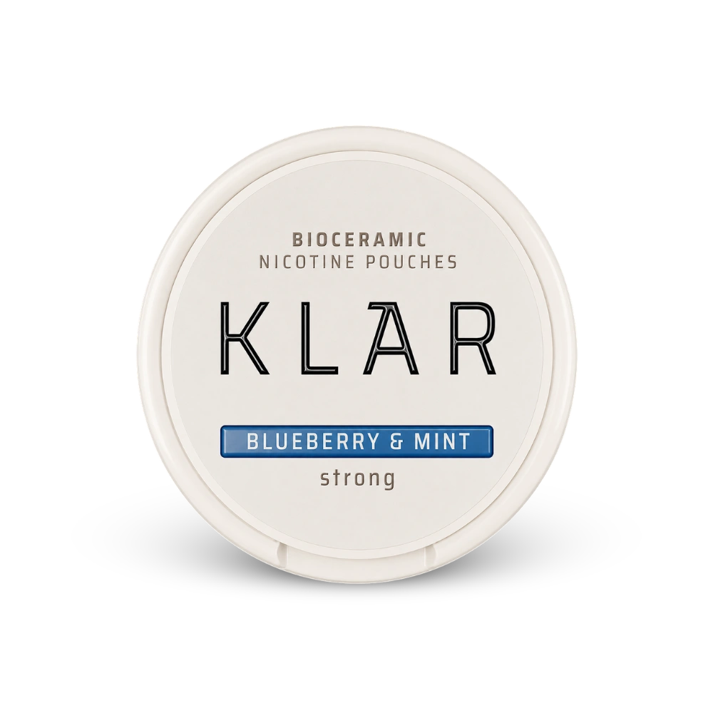 KLAR Strawberry Basil Strong Mini – lata de bolsas de nicotina