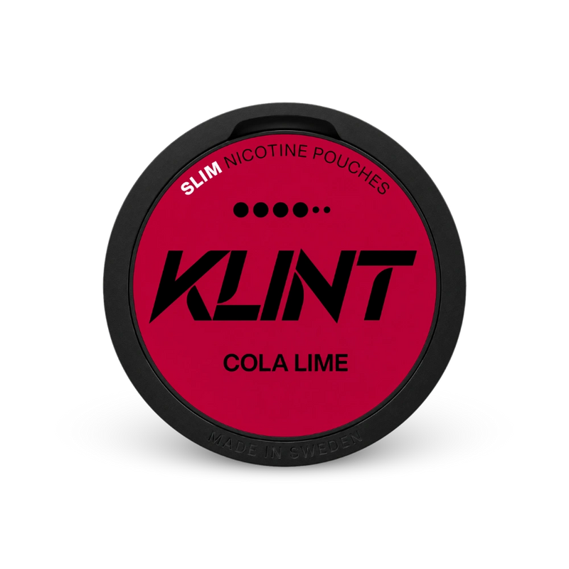 Klint Cola Lime Strong – lata de bolsas de nicotina