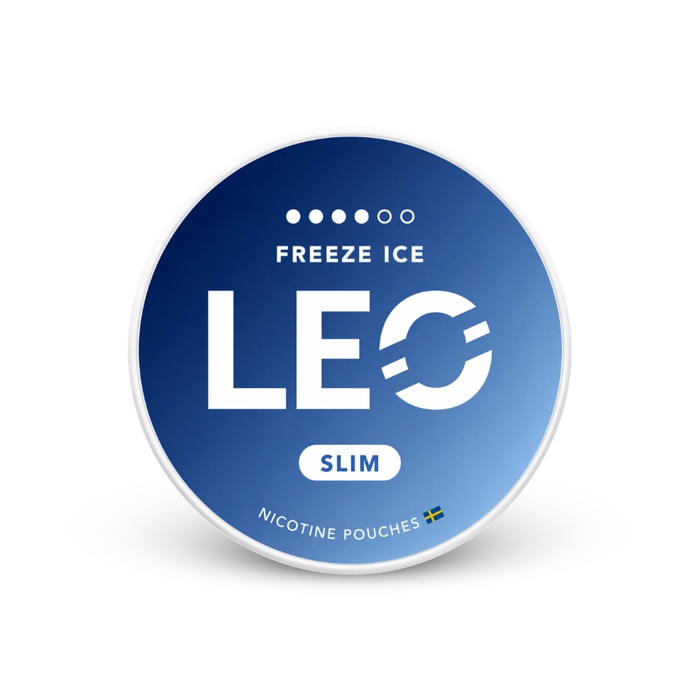 LEO Freeze Ice Strong – lata de bolsas de nicotina