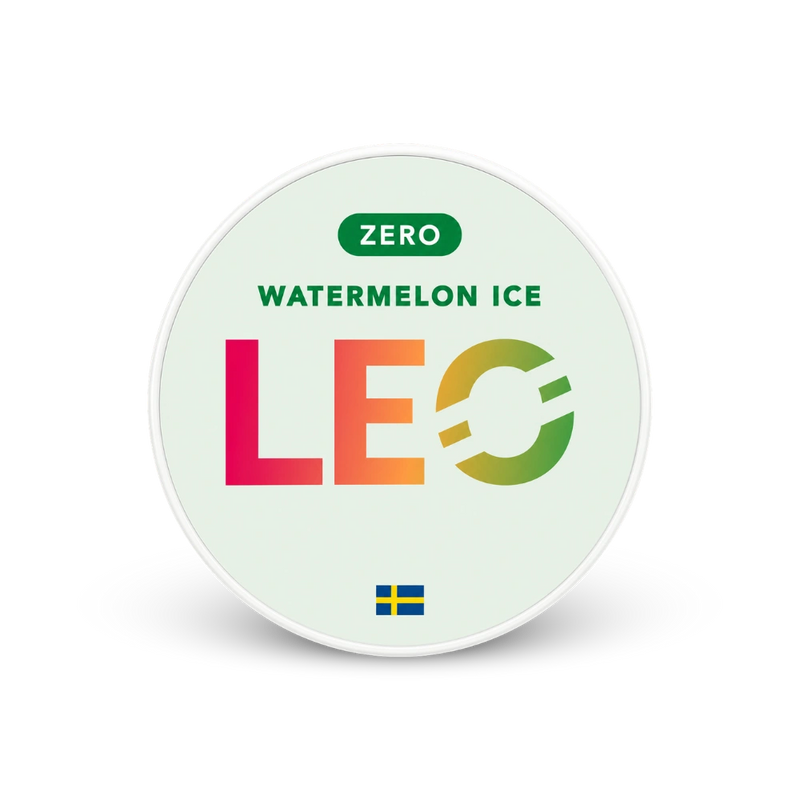 LEO Watermelon Ice Zero – lata de bolsas de nicotina