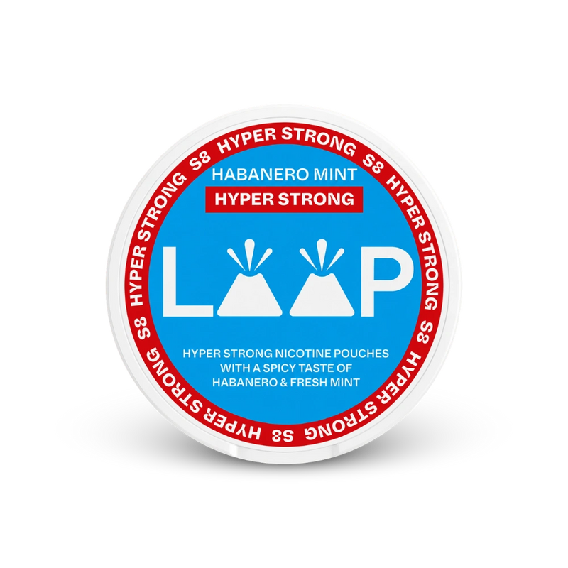LOOP Habanero Mint Hyper Strong – lata de bolsas de nicotina