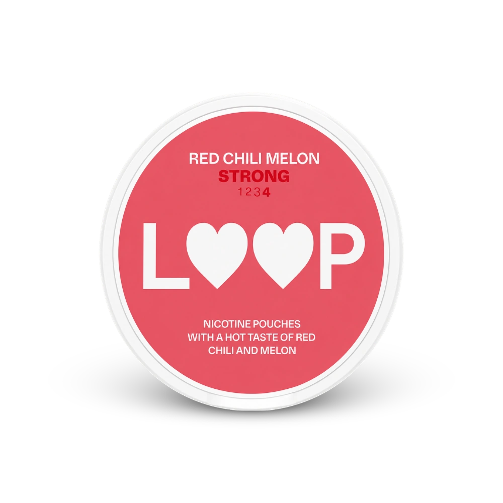 LOOP Red Chili Melon Strong – lata de bolsitas de nicotina