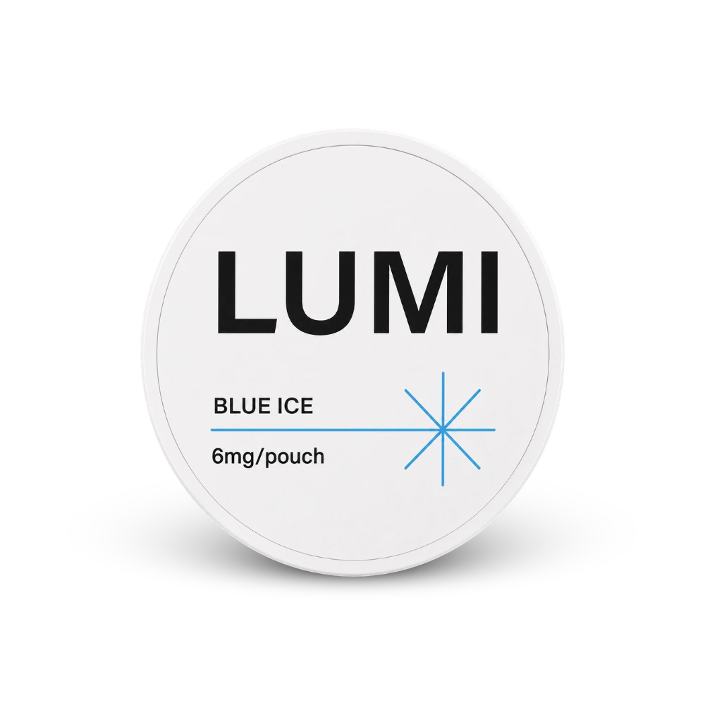 LUMI Blue Ice 6mg – lata de bolsas de nicotina