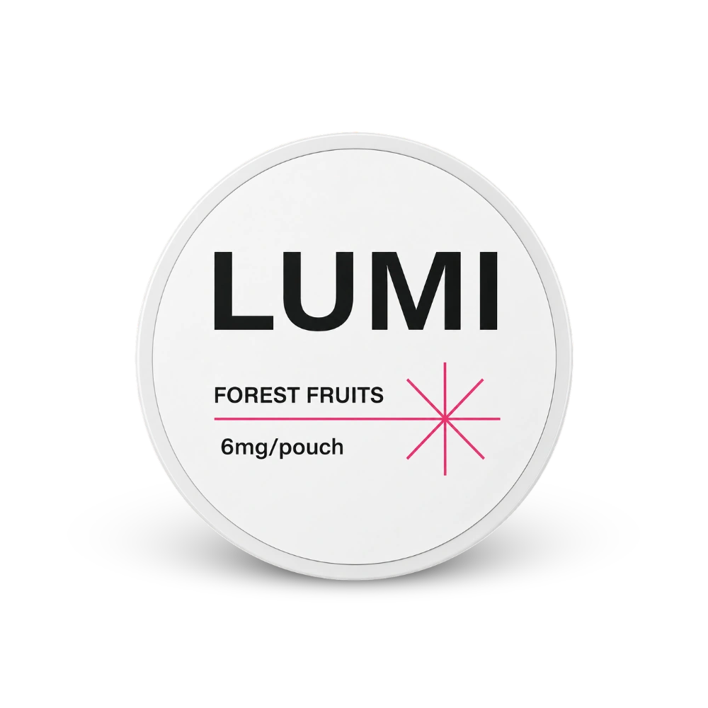 LUMI Forest Fruits 6mg – lata de bolsitas de nicotina