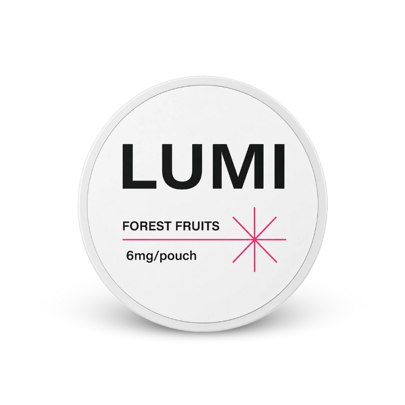 LUMI Forest Fruits 6mg – lata de bolsitas de nicotina