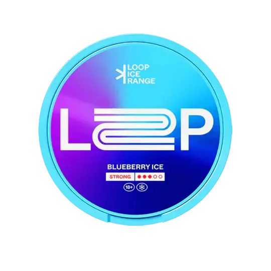 LOOP Ice Range Arándano Hielo Bolsitas de Nicotina Dosis Fuerte Stärke
