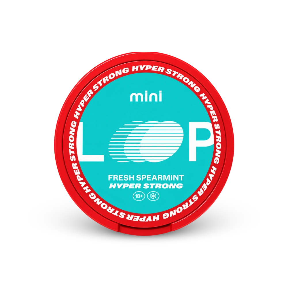 Loop Fresh Spearmint Mini Hyper – lata de bolsas de nicotina
