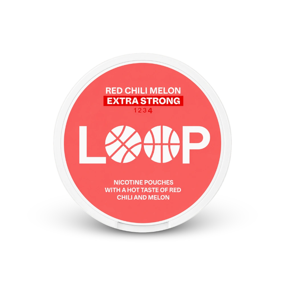 Loop Red Chili Melon Extra Strong – lata de bolsas de nicotina