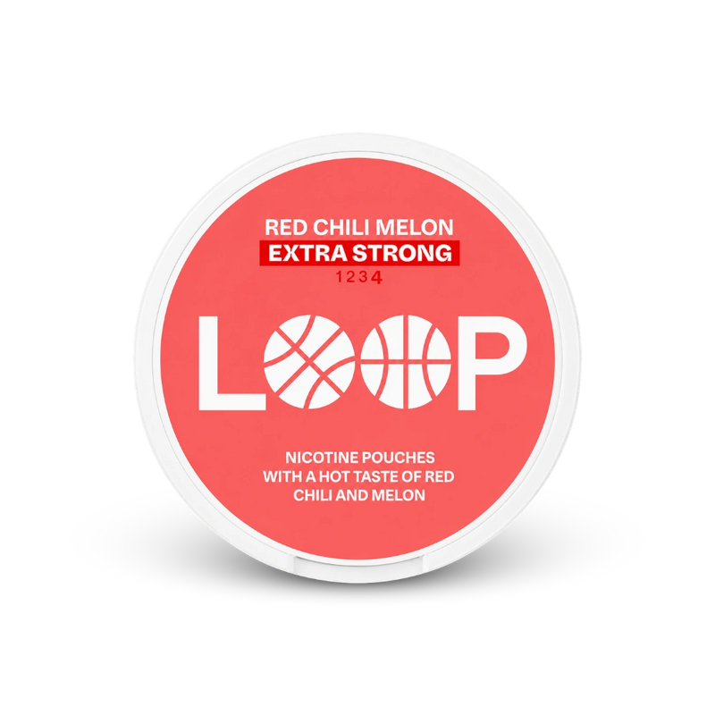 Loop Red Chili Melon Extra Strong – lata de bolsas de nicotina