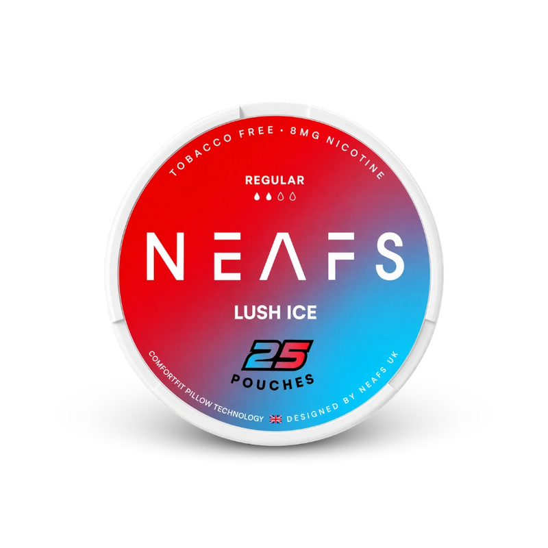 NEAFS Lush Ice Regular – lata de bolsitas de nicotina
