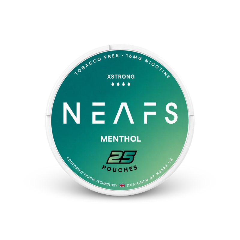 NEAFS Mentol Extra Fuerte – lata de bolsitas de nicotina