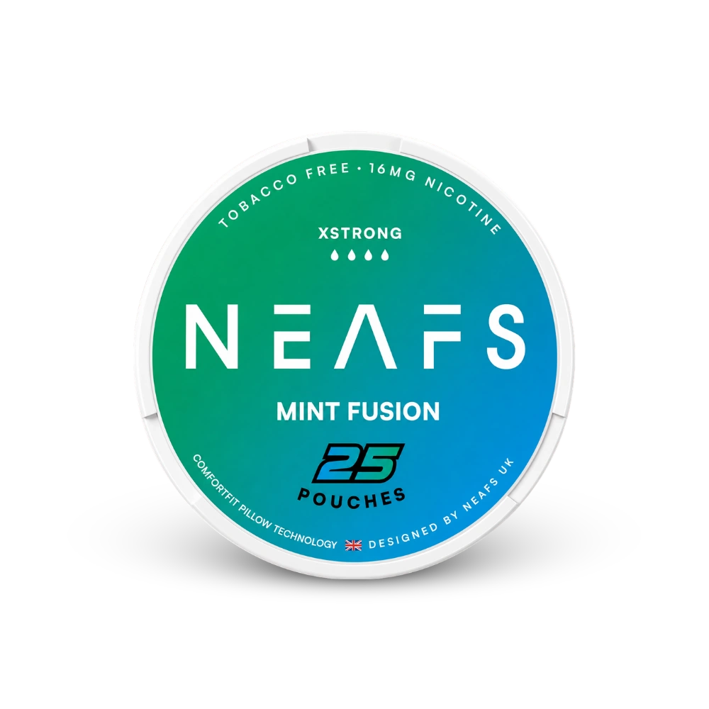 NEAFS Mint Fusion Extra Strong – lata de bolsas de nicotina