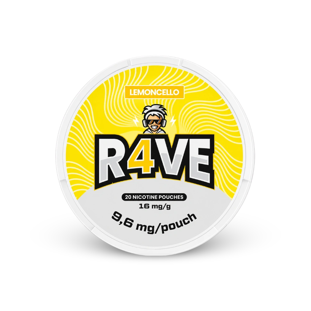RAVE Limoncello 16mg – lata de bolsas de nicotina