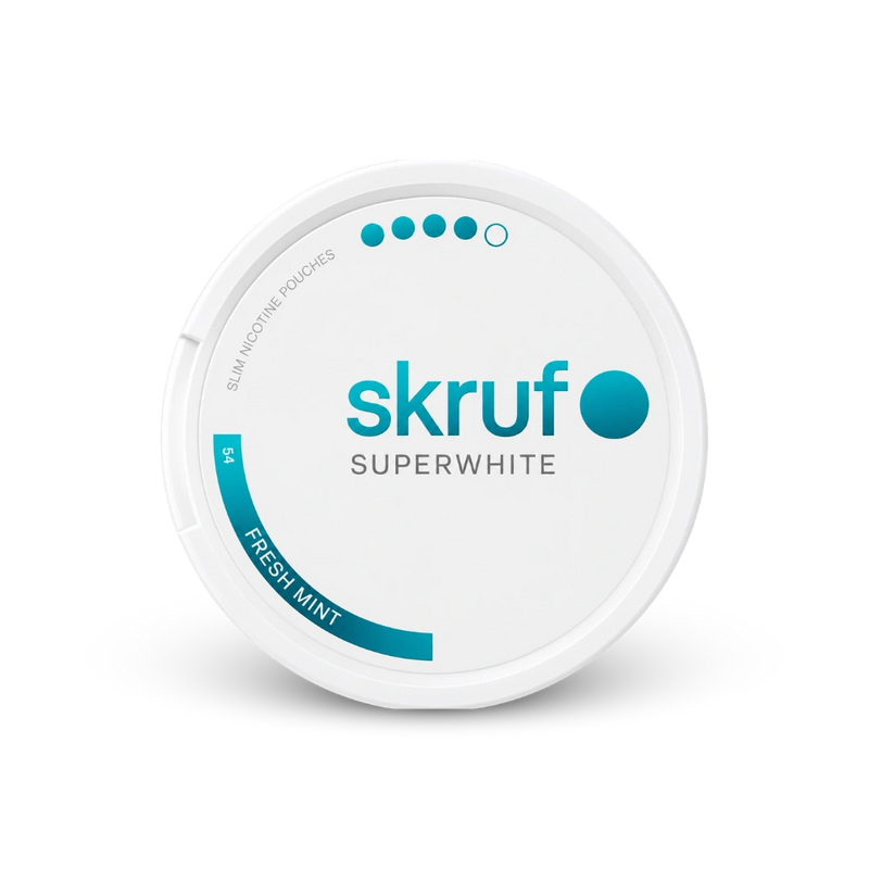 SKRUF Fresh Mint S4 – lata de bolsas de nicotina