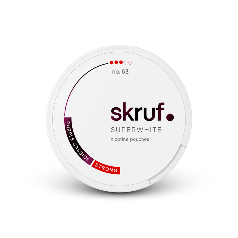 SKRUF Purple Cassic S3 – lata de bolsas de nicotina