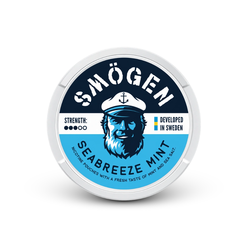 Smögen Seabreeze Mint – lata de bolsitas de nicotina