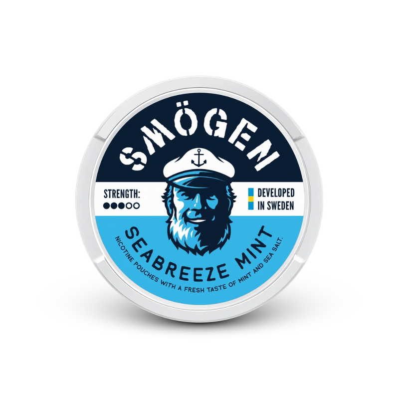 Smögen Seabreeze Mint – lata de bolsitas de nicotina