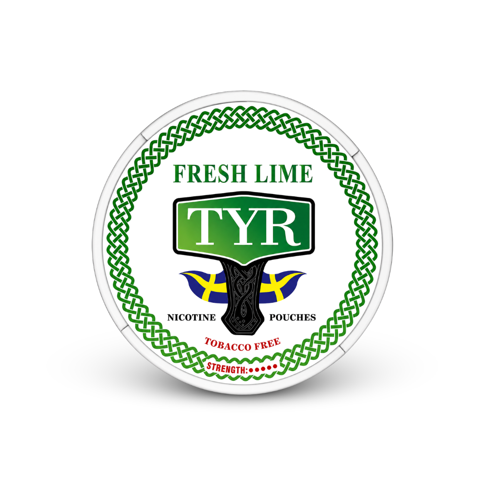 TYR Fresh Lime – lata de bolsas de nicotina