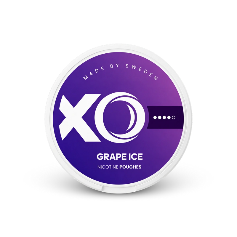 XO Grape Ice – lata de bolsitas de nicotina