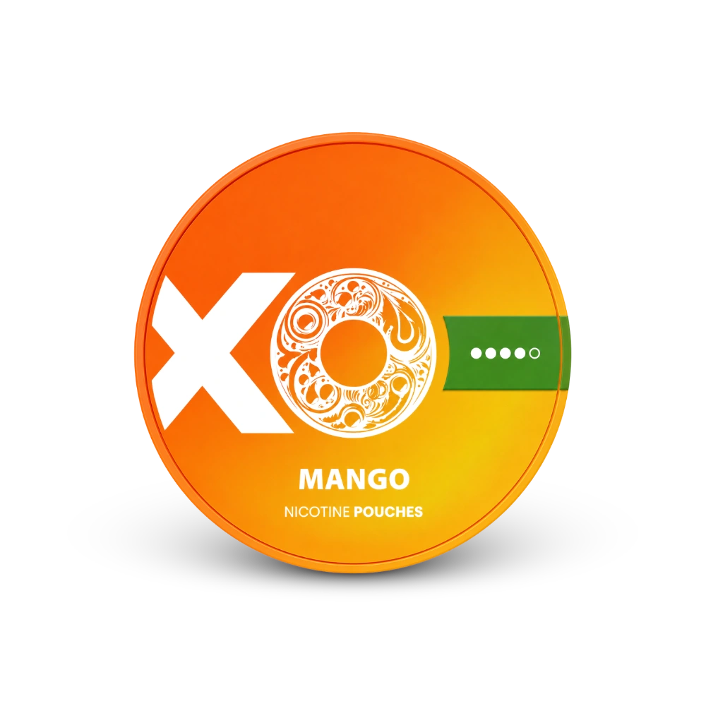 XO Mango – lata de bolsas de nicotina