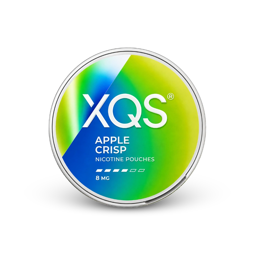 XQS Apple Crisp Slim Strong – lata de bolsas de nicotina