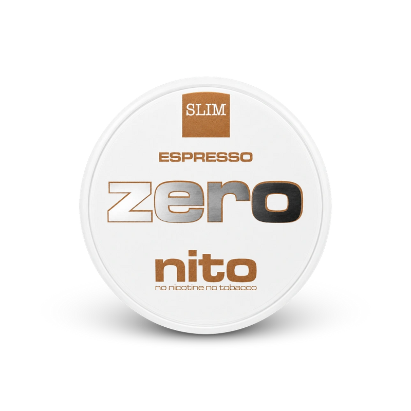 ZERONITO Espresso Slim – lata de bolsitas de nicotina
