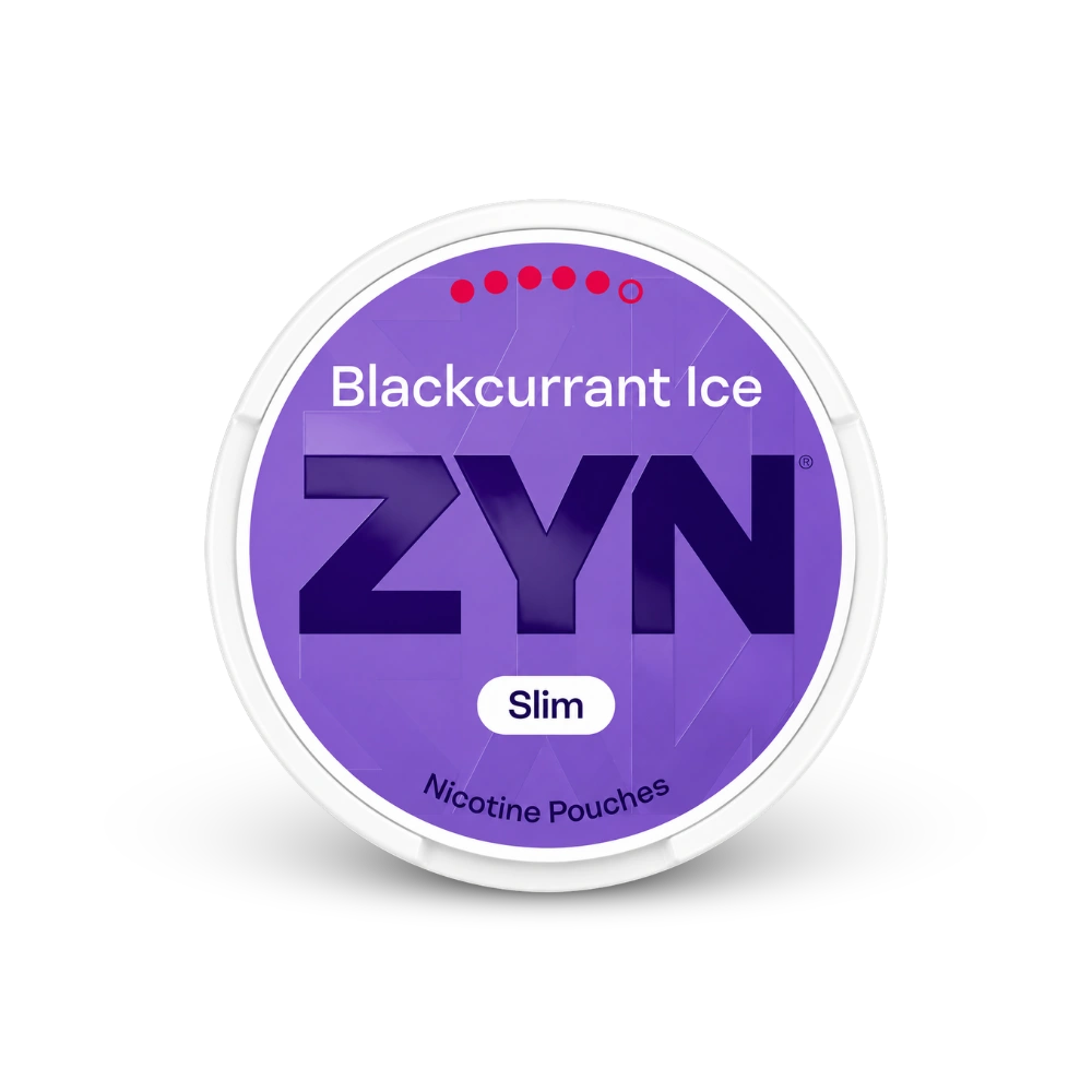 ZYN Blackcurrant Ice Slim S5 – lata de bolsas de nicotina