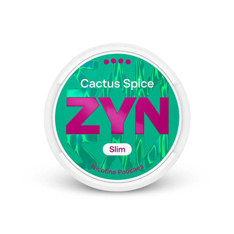 ZYN Cactus Spice Slim S4 – lata de bolsas de nicotina