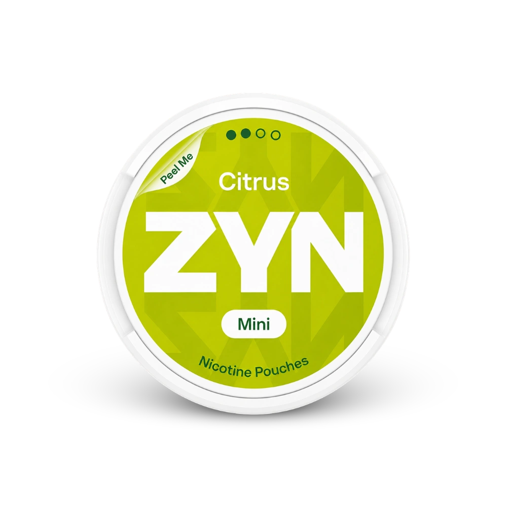 ZYN Citrus Mini S2 – lata de bolsitas de nicotina