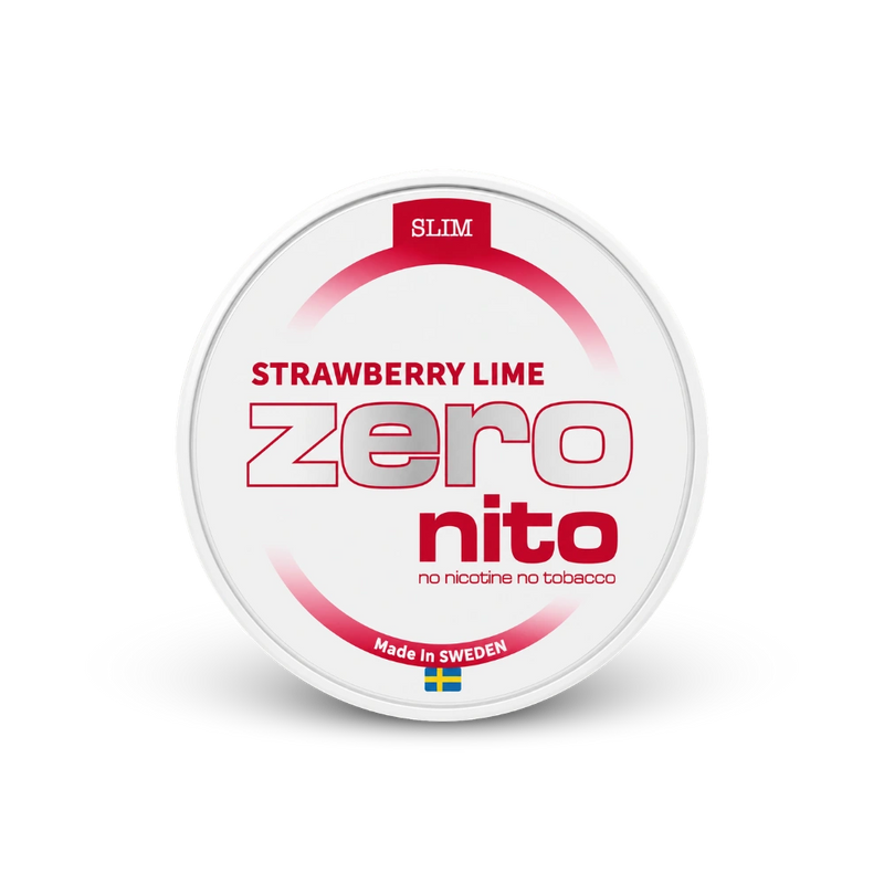 Zeronito Strawberry Lime Slim – lata de bolsas de nicotina