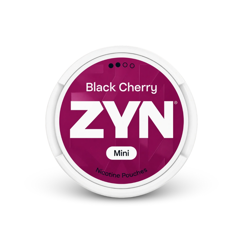 Zyn black cherry mini S2 – lata de bolsas de nicotina