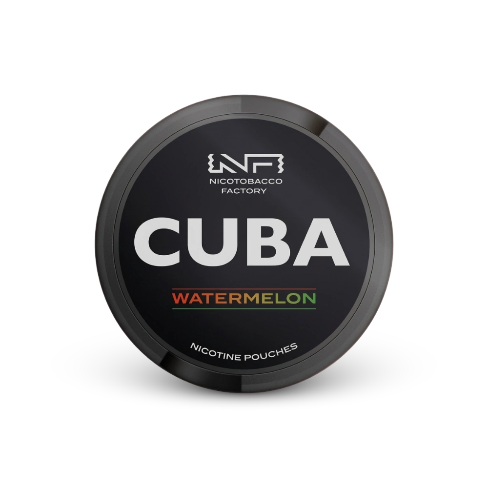 Cuba Black Watermelon – lata de bolsas de nicotina