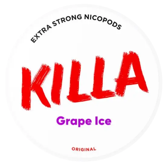 KILLA Grape Ice – lata de bolsas de nicotina