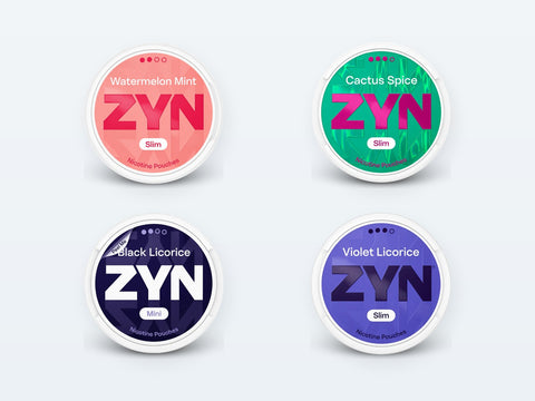 Bolsas de nicotina ZYN: sabores, formatos y niveles de intensidad