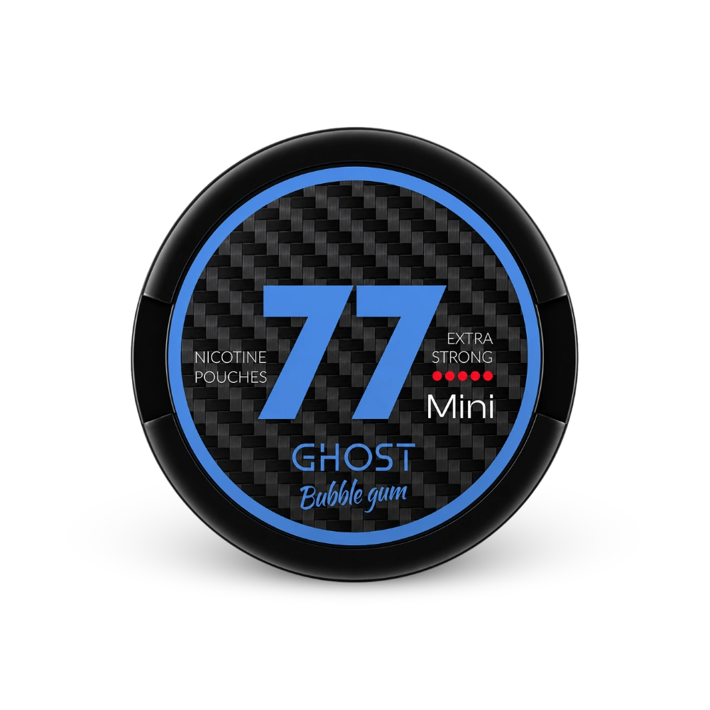 77 GHOST Mini Chicle de Burbuja Extra Fuerte