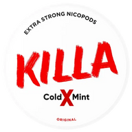 KILLA Cold X Mint – lata de bolsitas de nicotina