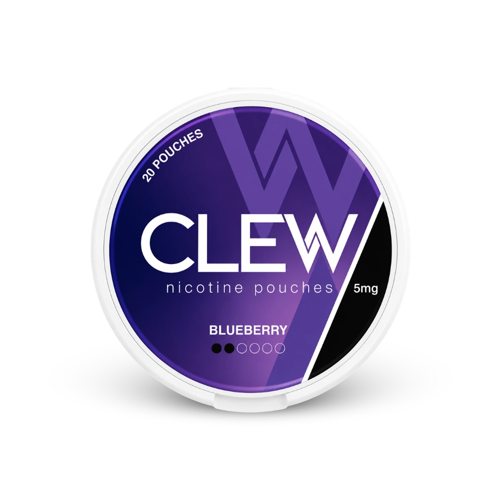 CLEW Arándano 5mg – lata de bolsas de nicotina